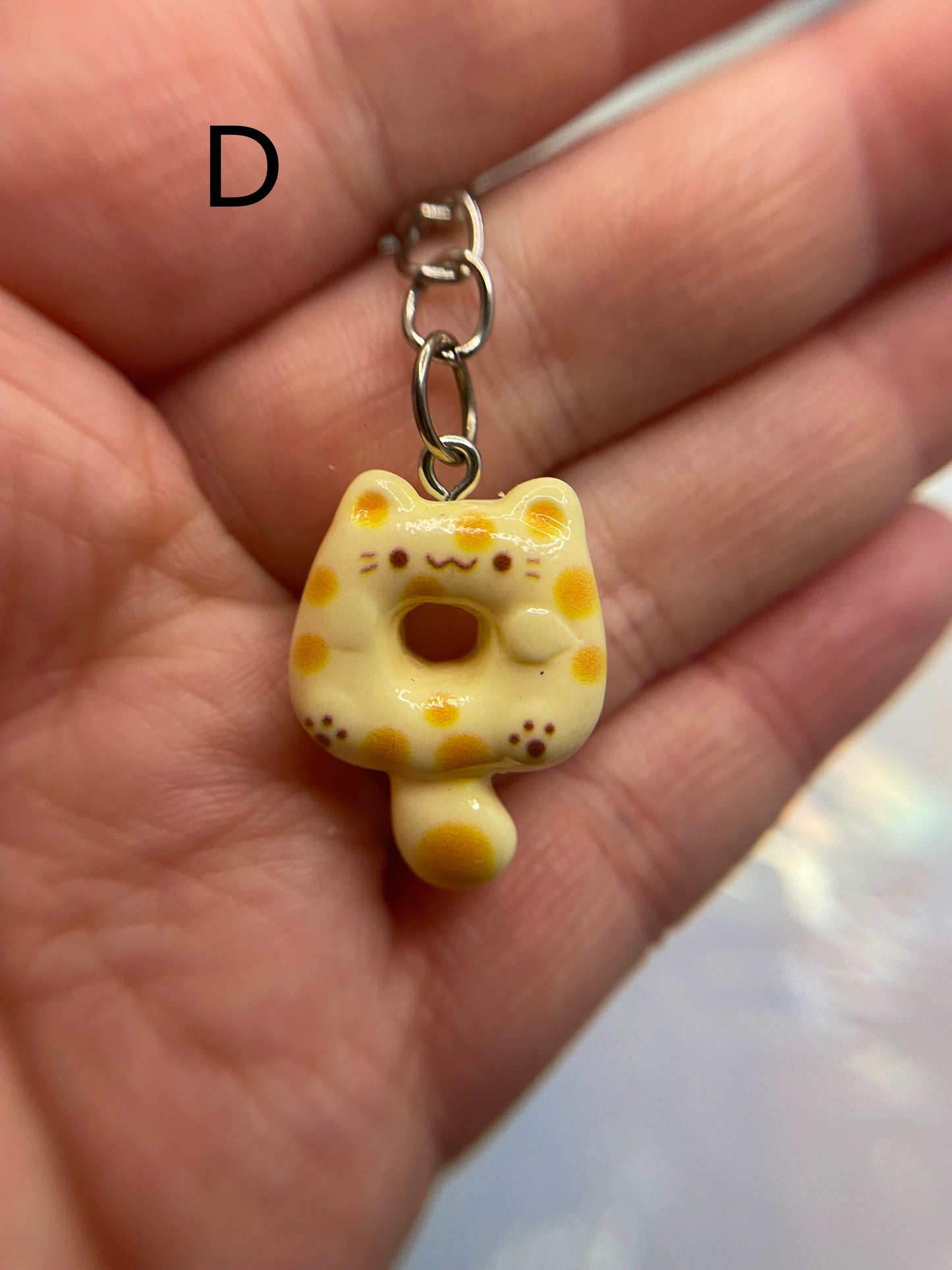Donut Cat Keychains