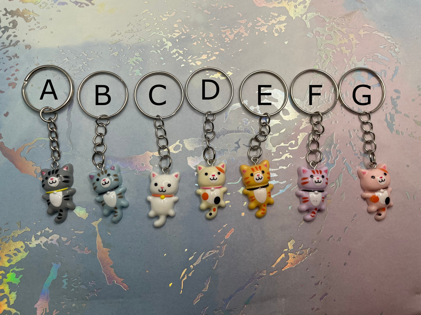 Cute Cat Keychain