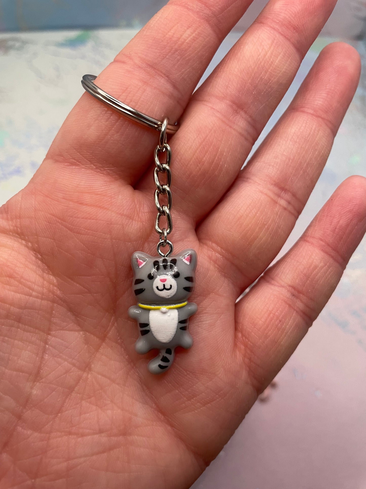 Cute Cat Keychain