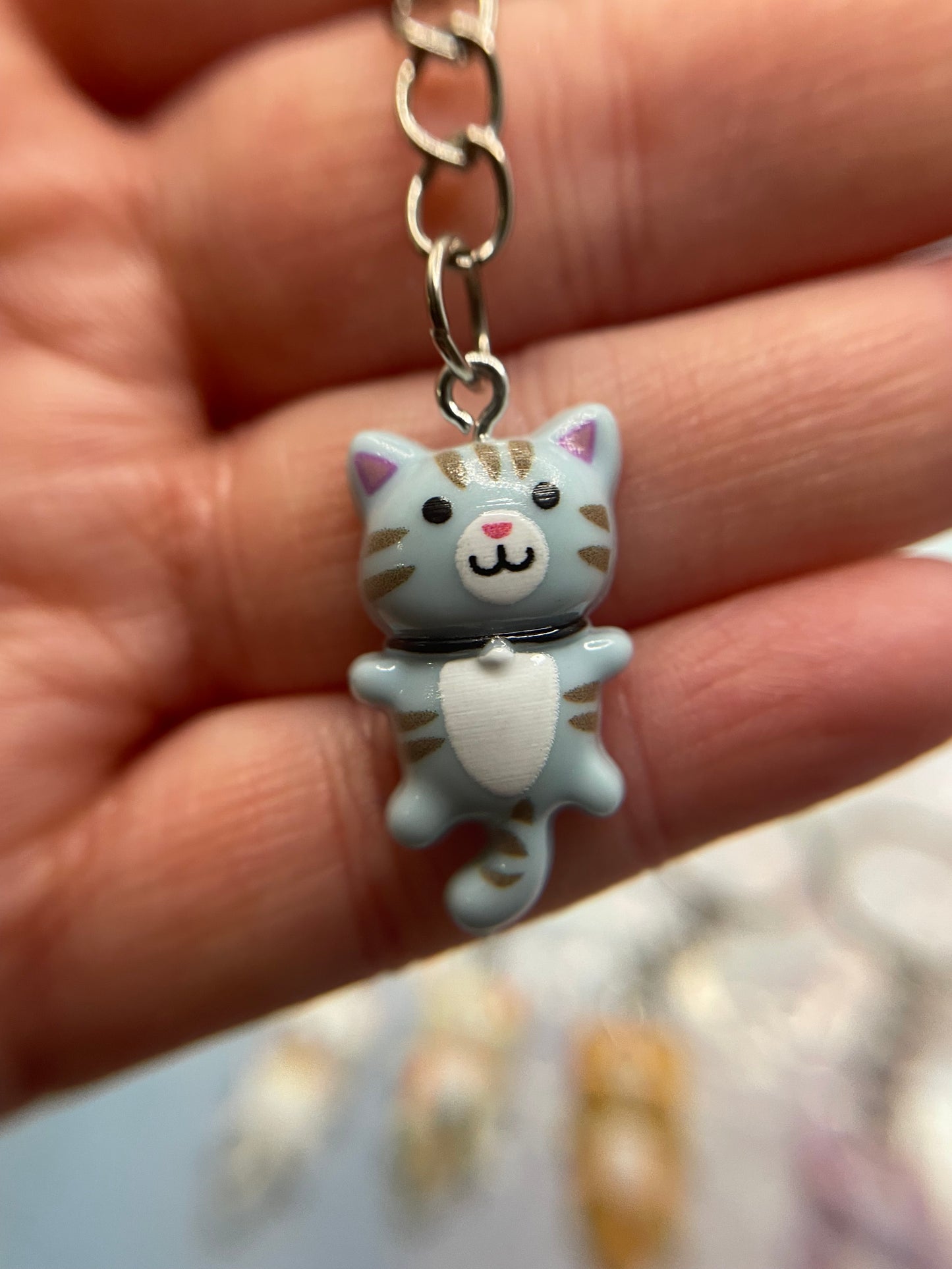 Cute Cat Keychain