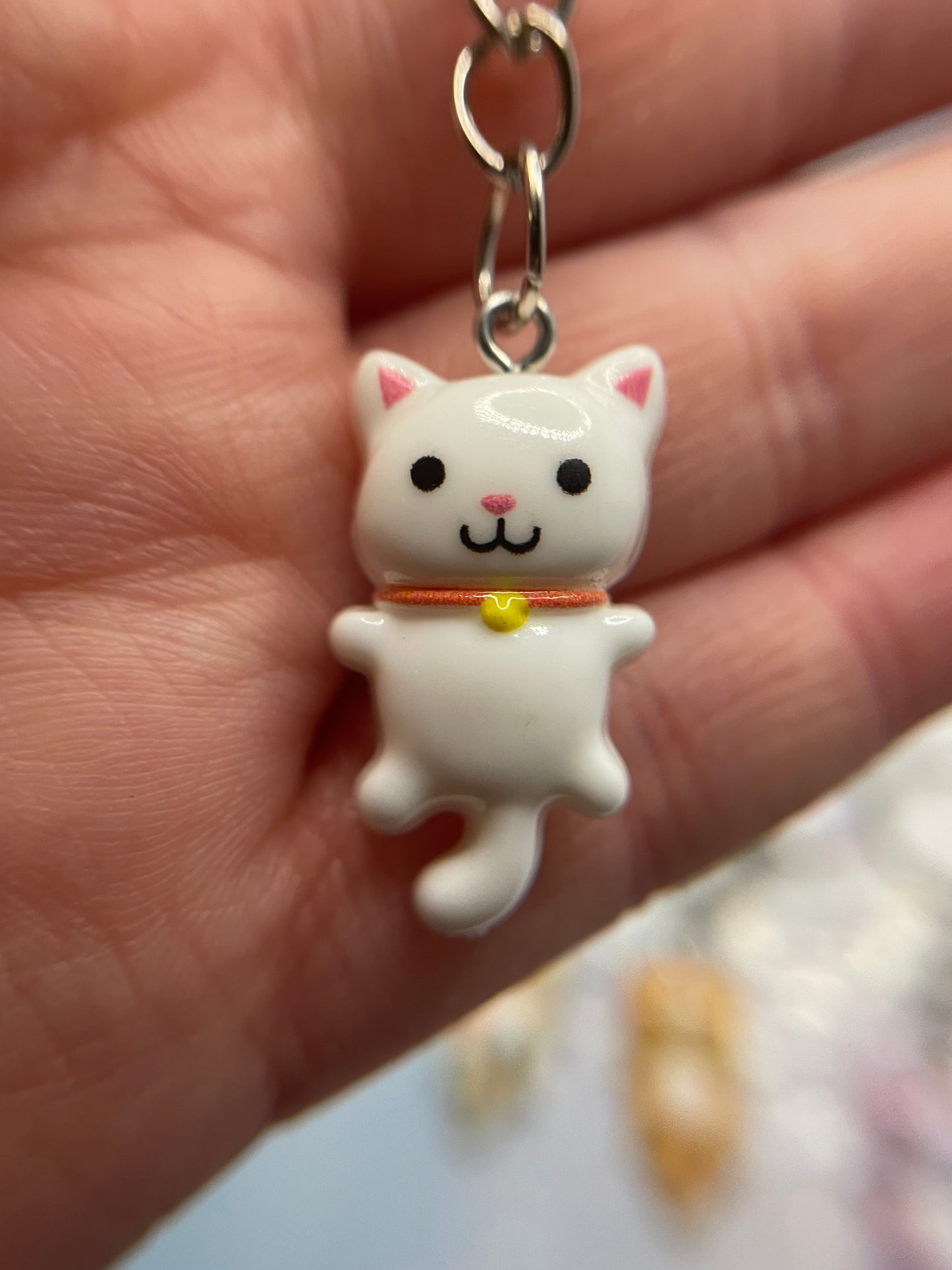 Cute Cat Keychain