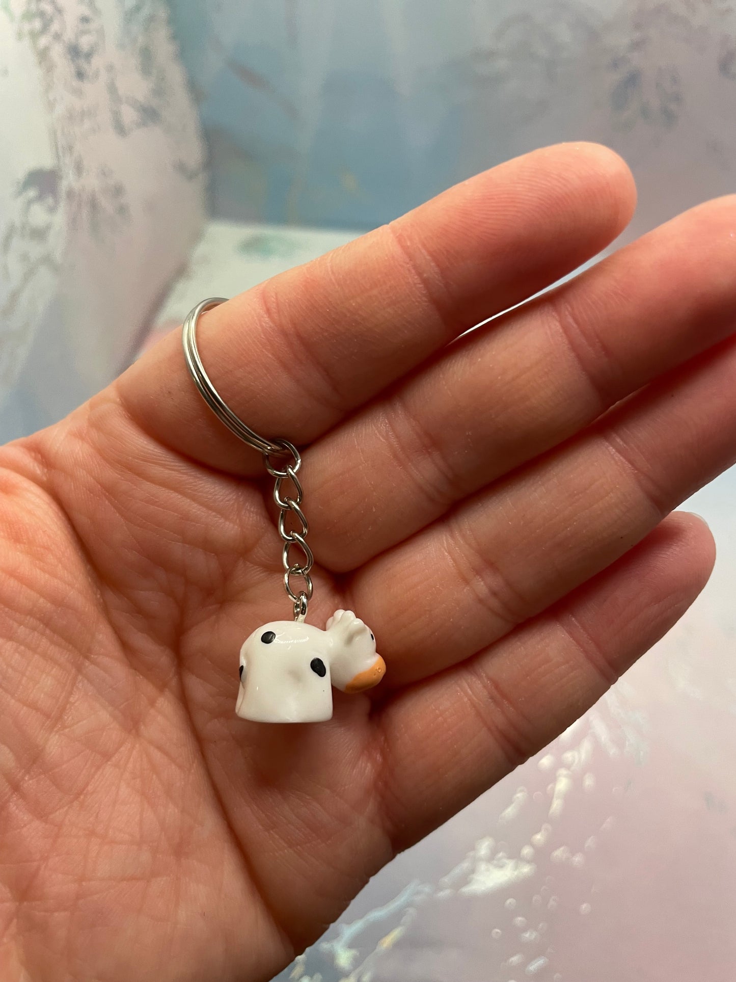 Cow Keychain
