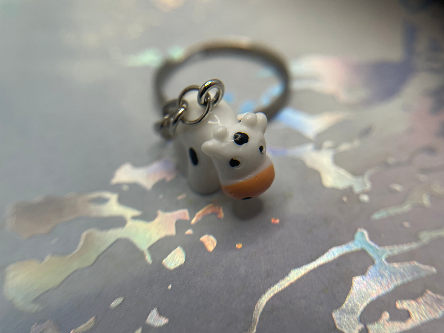 Cow Keychain