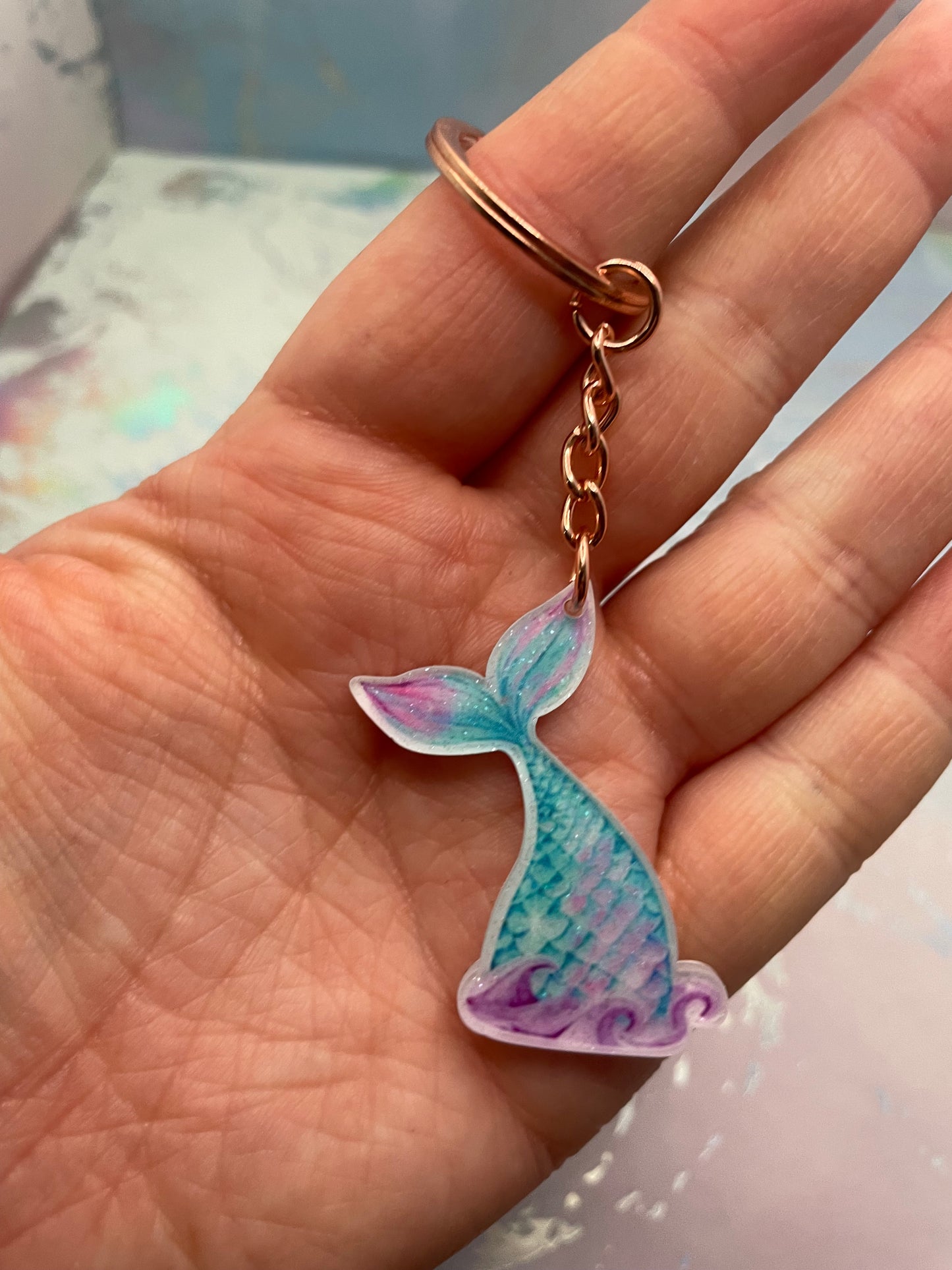 Mermaid Tail Keychain