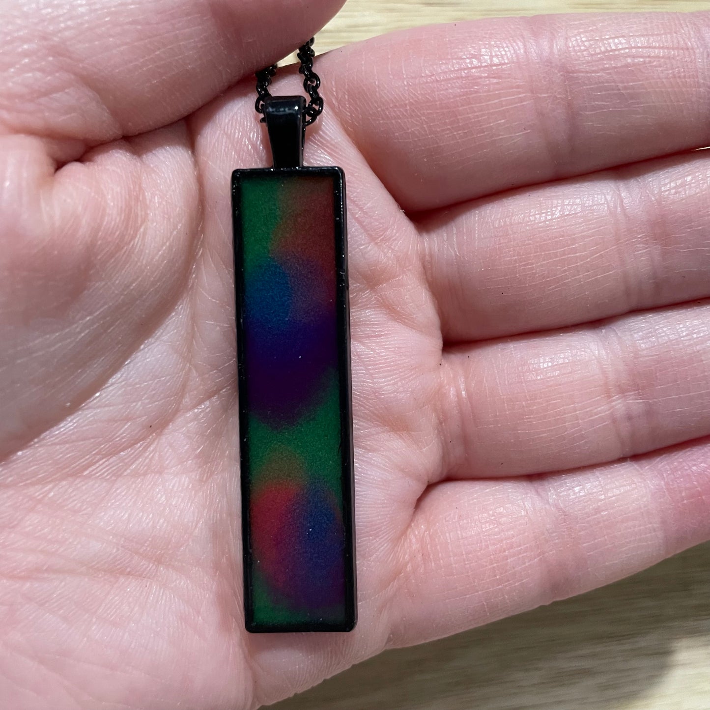 Collier Aurores boréales phosphorescentes - 28"