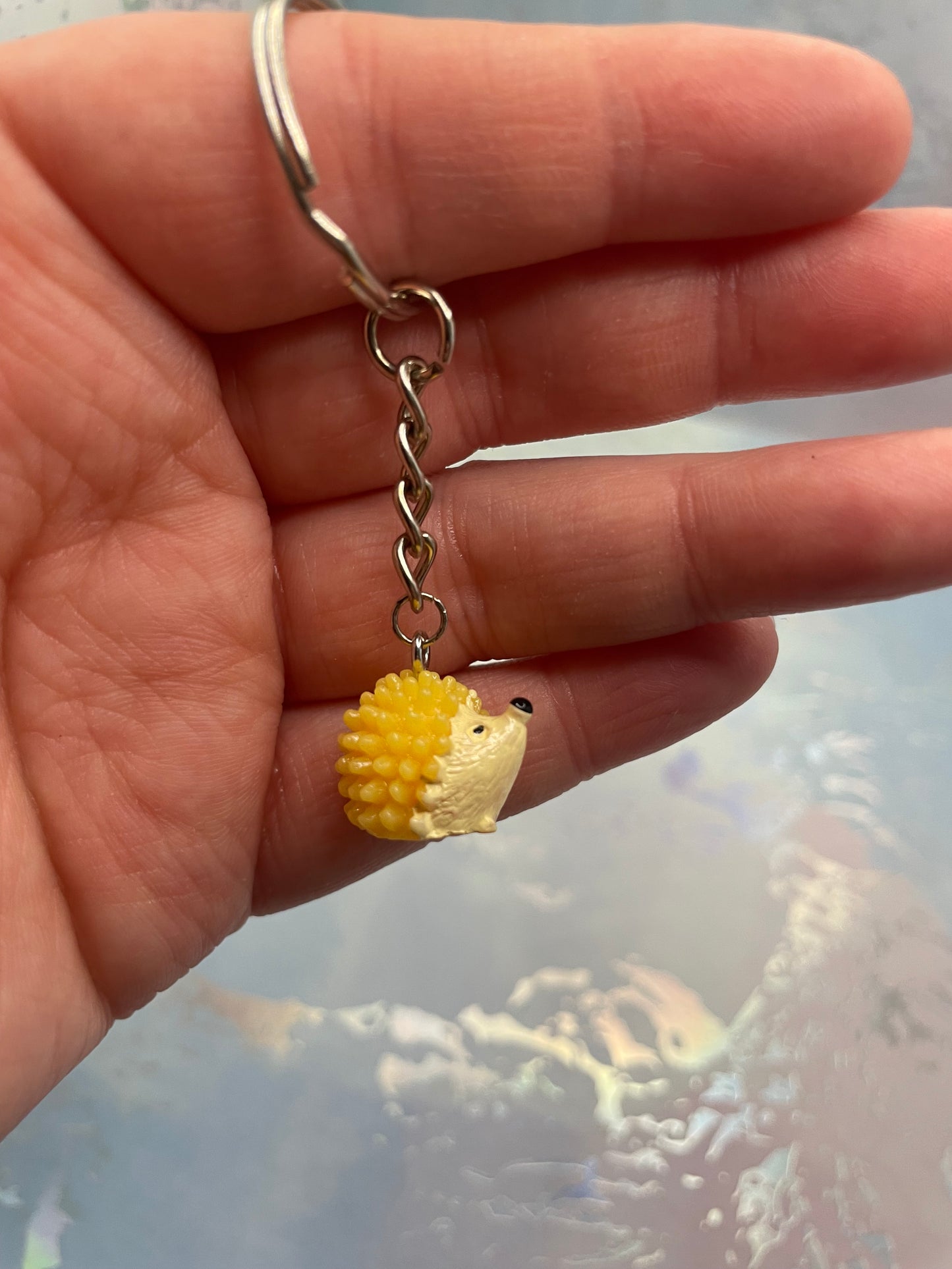 Hedgehog Keychain