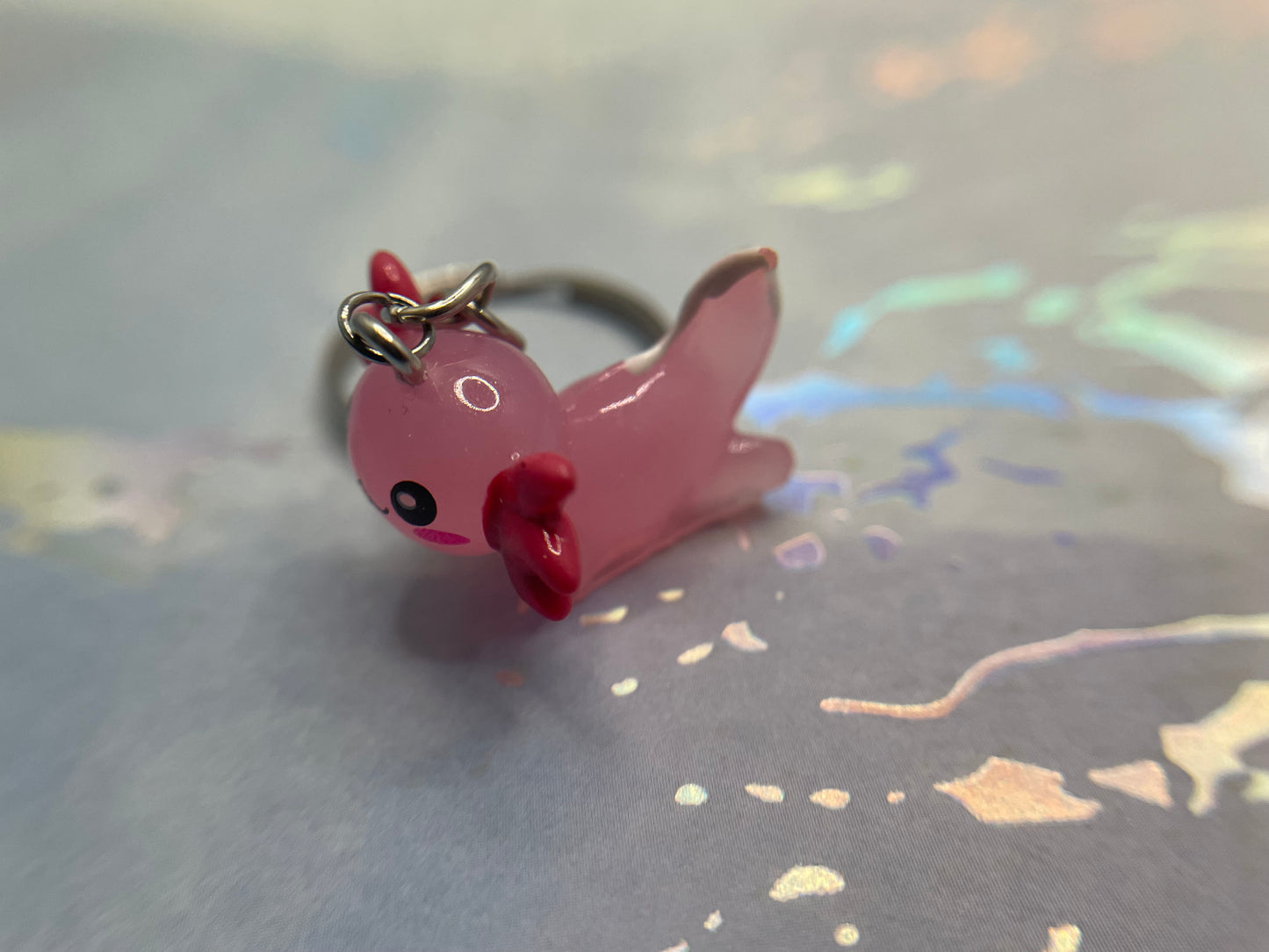 Axolotl Keychain