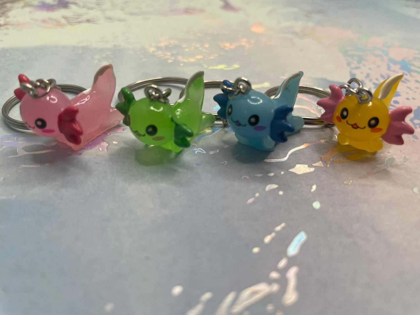 Axolotl Keychain