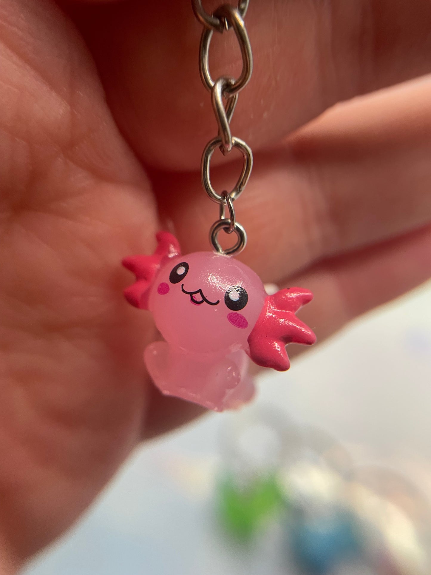 Axolotl Keychain