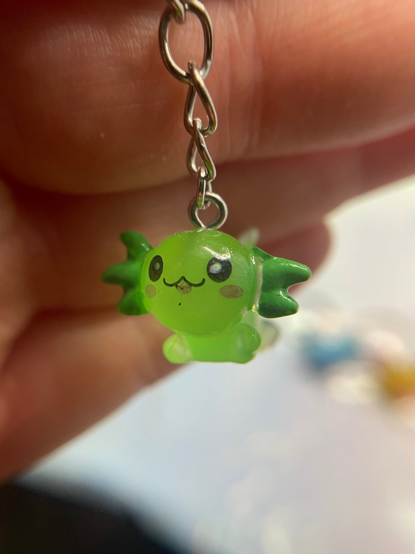 Axolotl Keychain