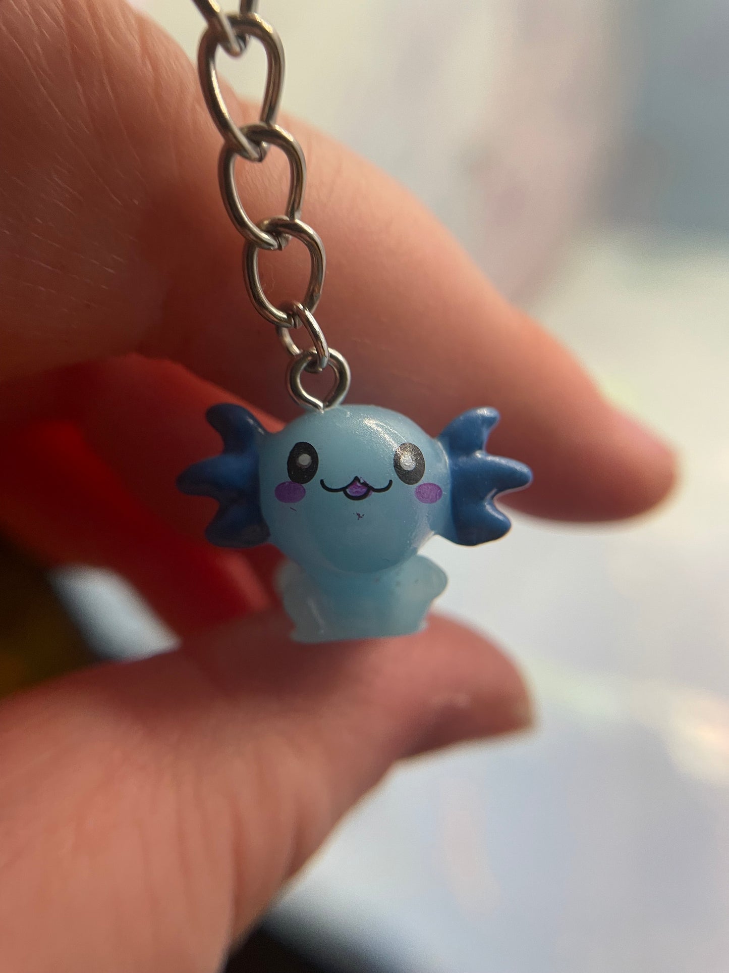 Axolotl Keychain