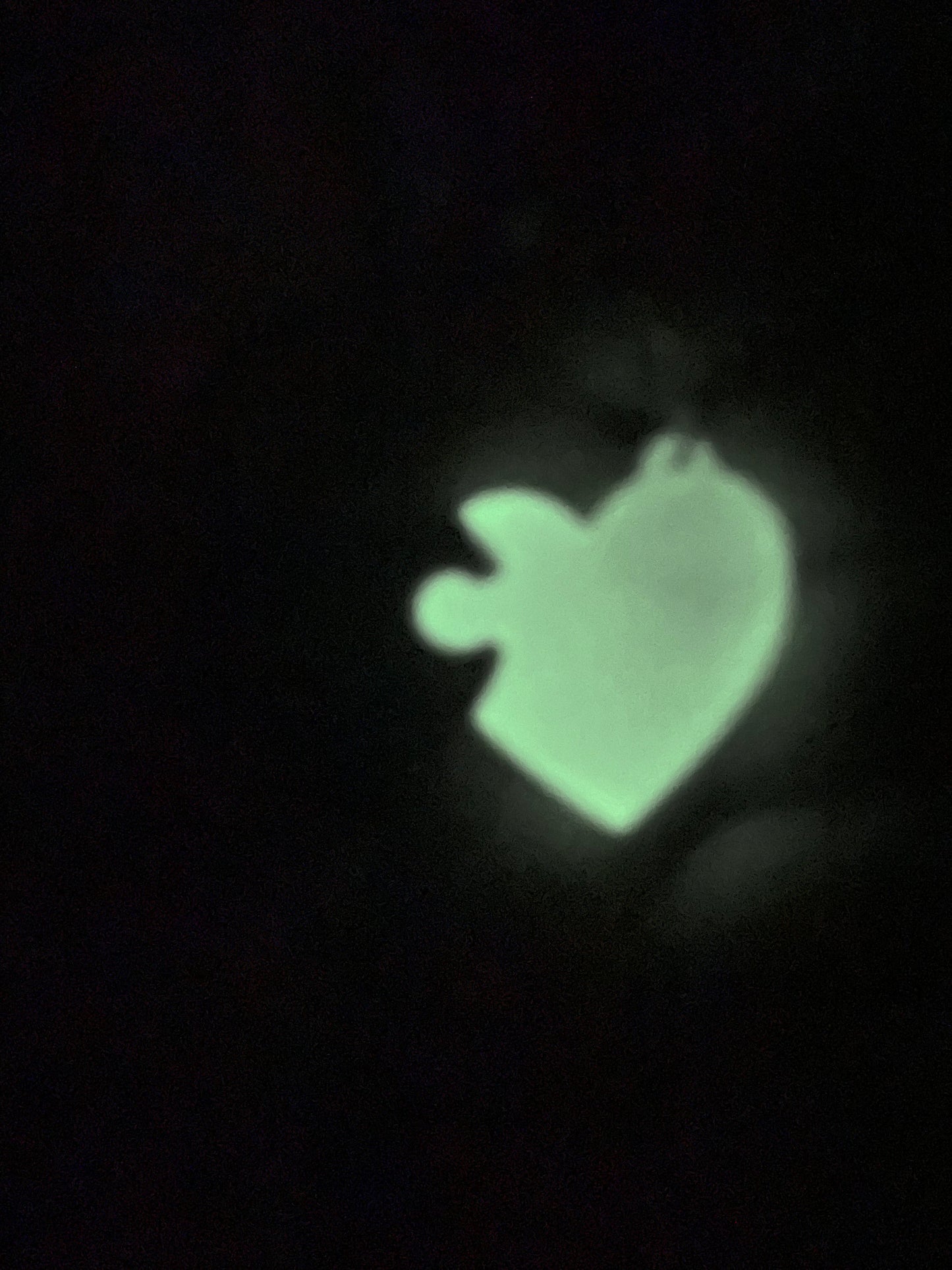 Matching Heart Puzzle Keychains (Set of 2)