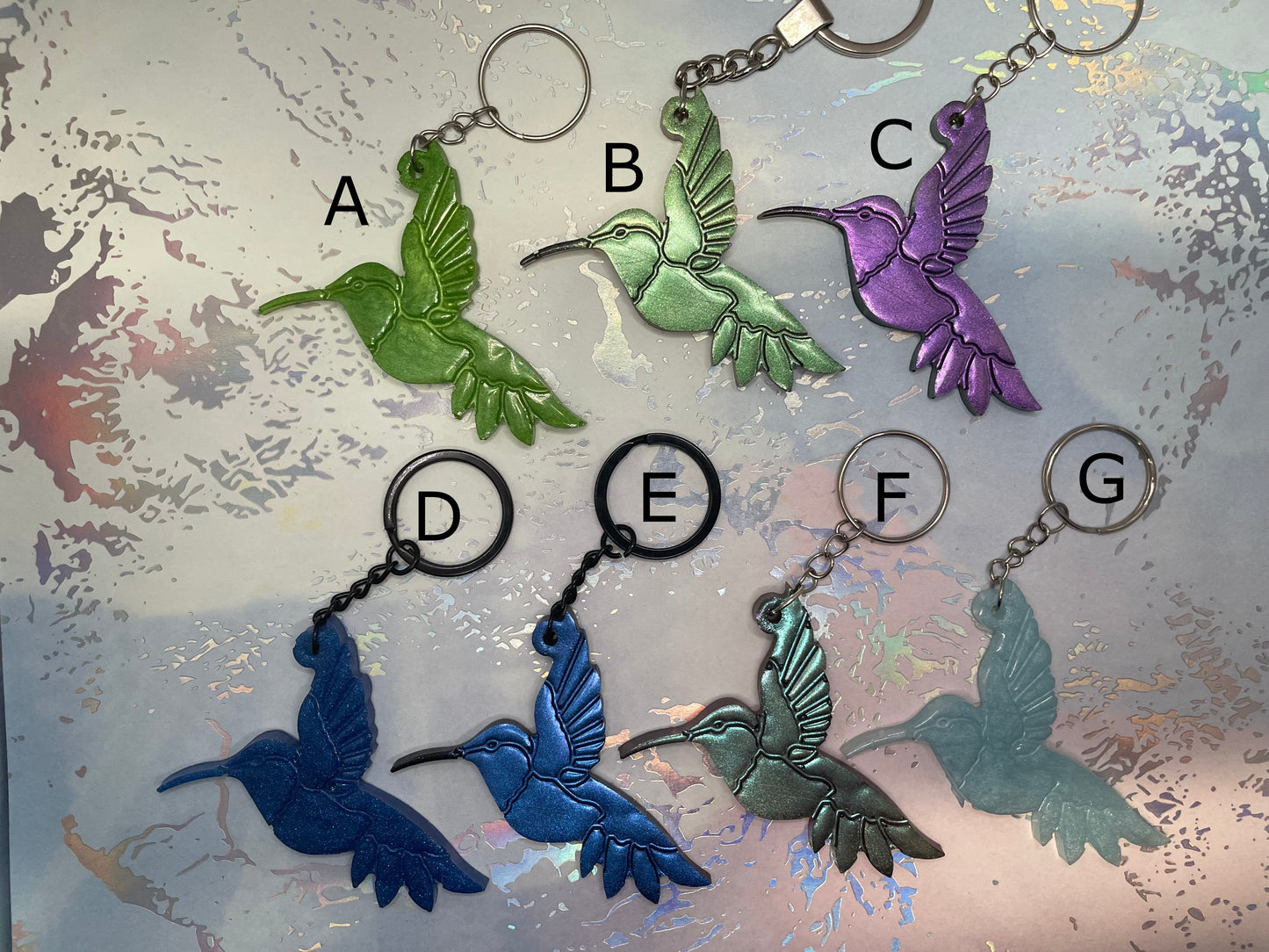 Hummingbird Keychain