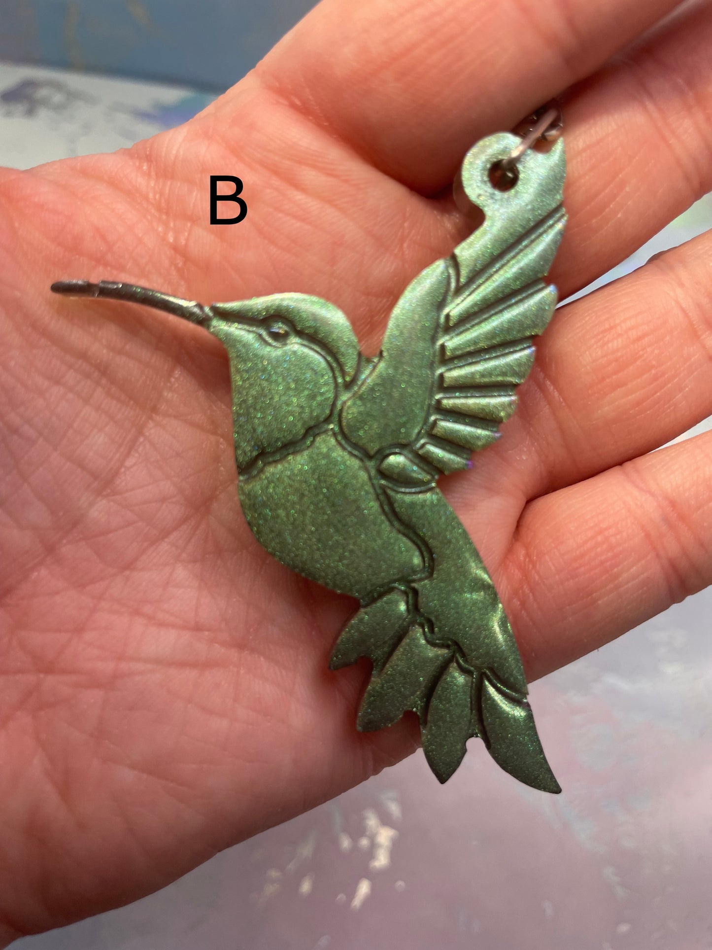 Hummingbird Keychain