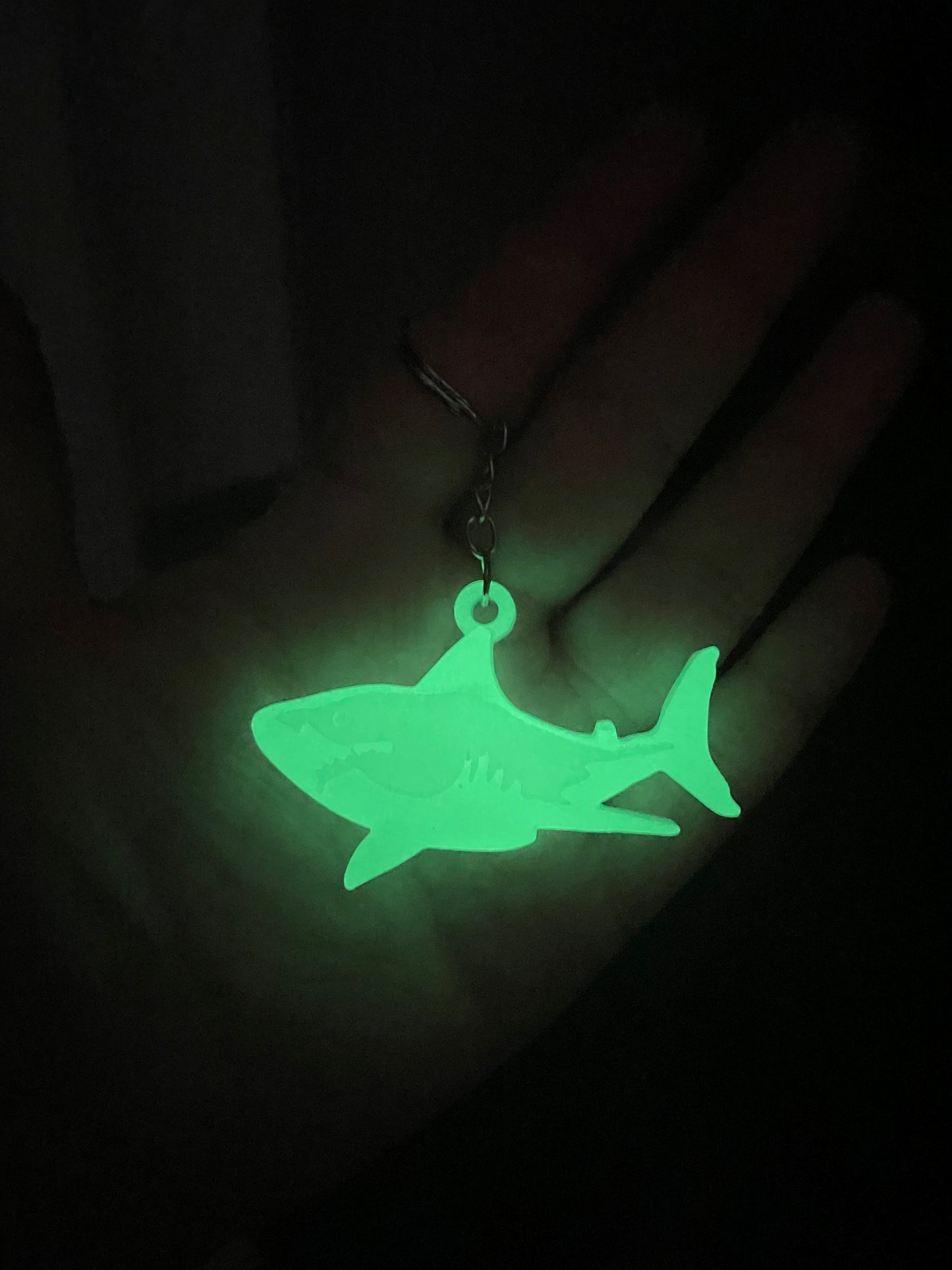 Shark Resin Keychain