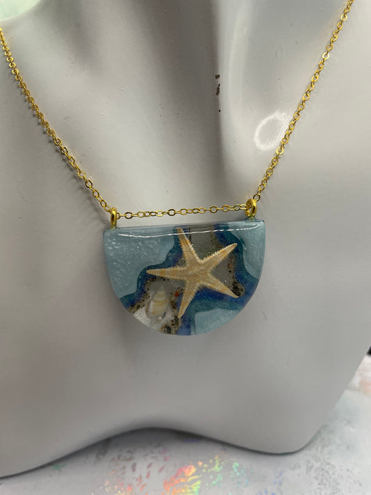 Collier demi-cercle océan - 25 "sans nickel