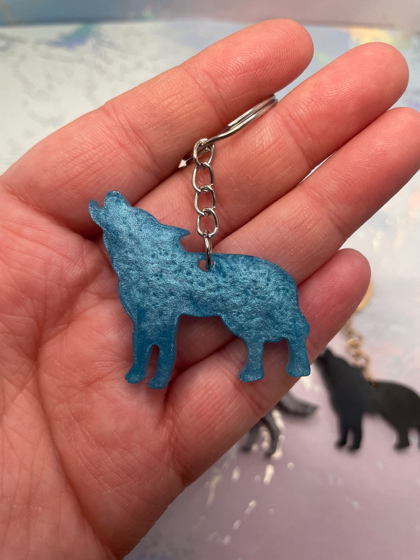 Wolf Keychain