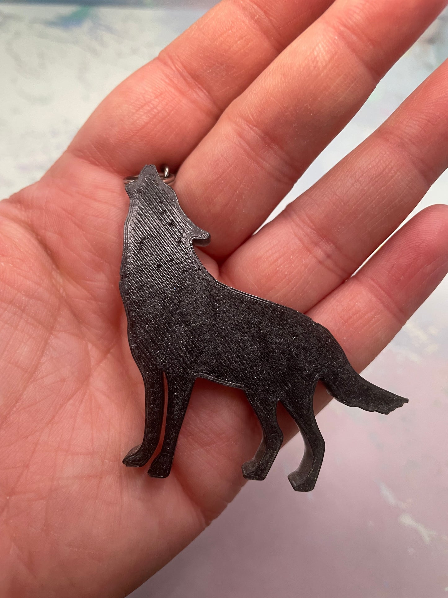 Wolf Keychain