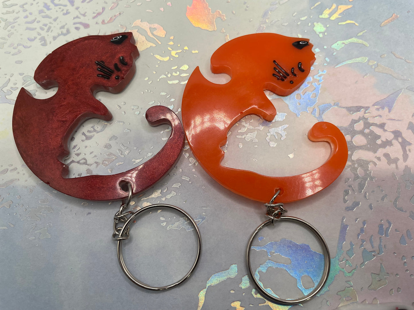 Big Cat Matching Keychain