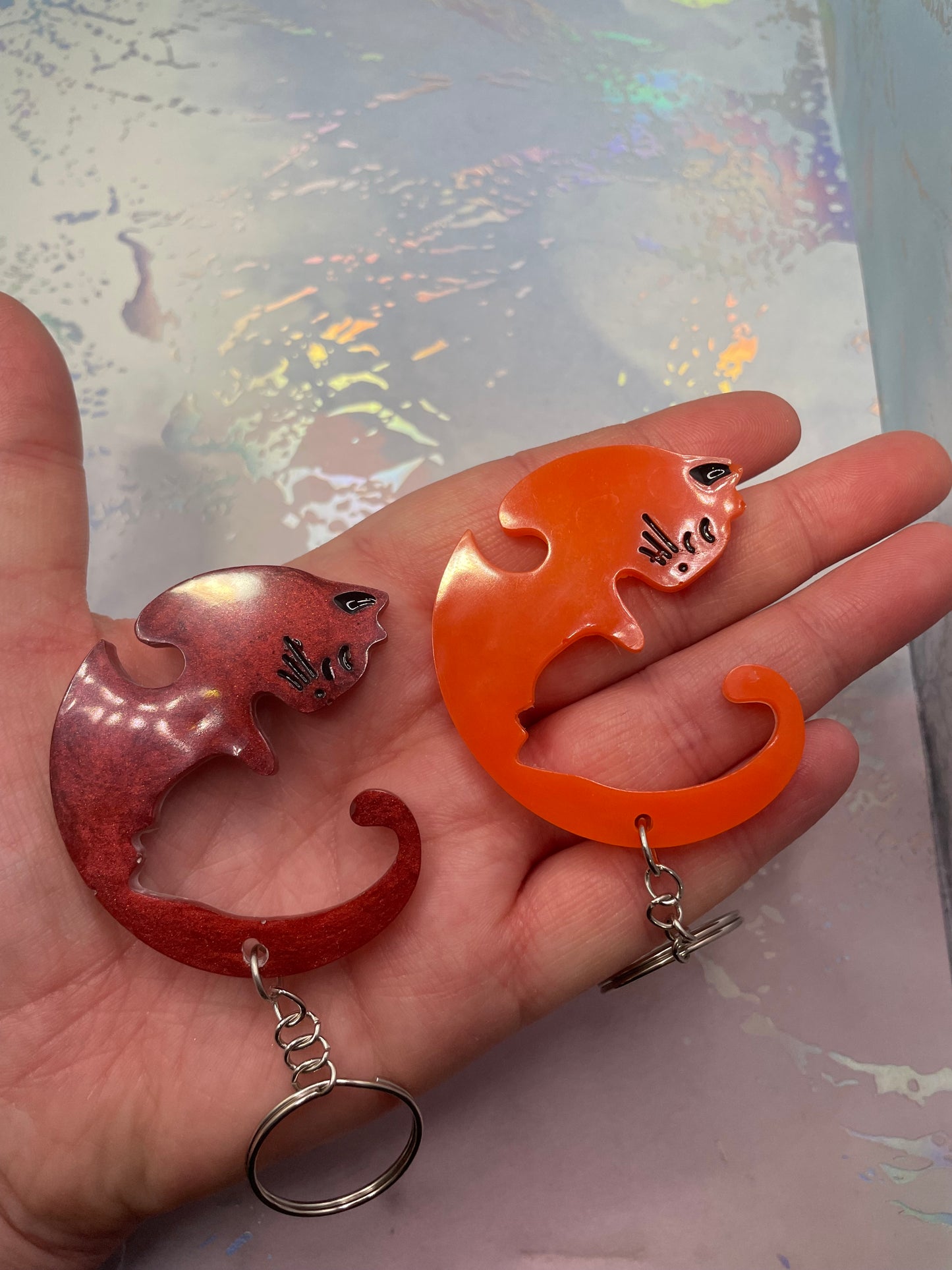 Big Cat Matching Keychain