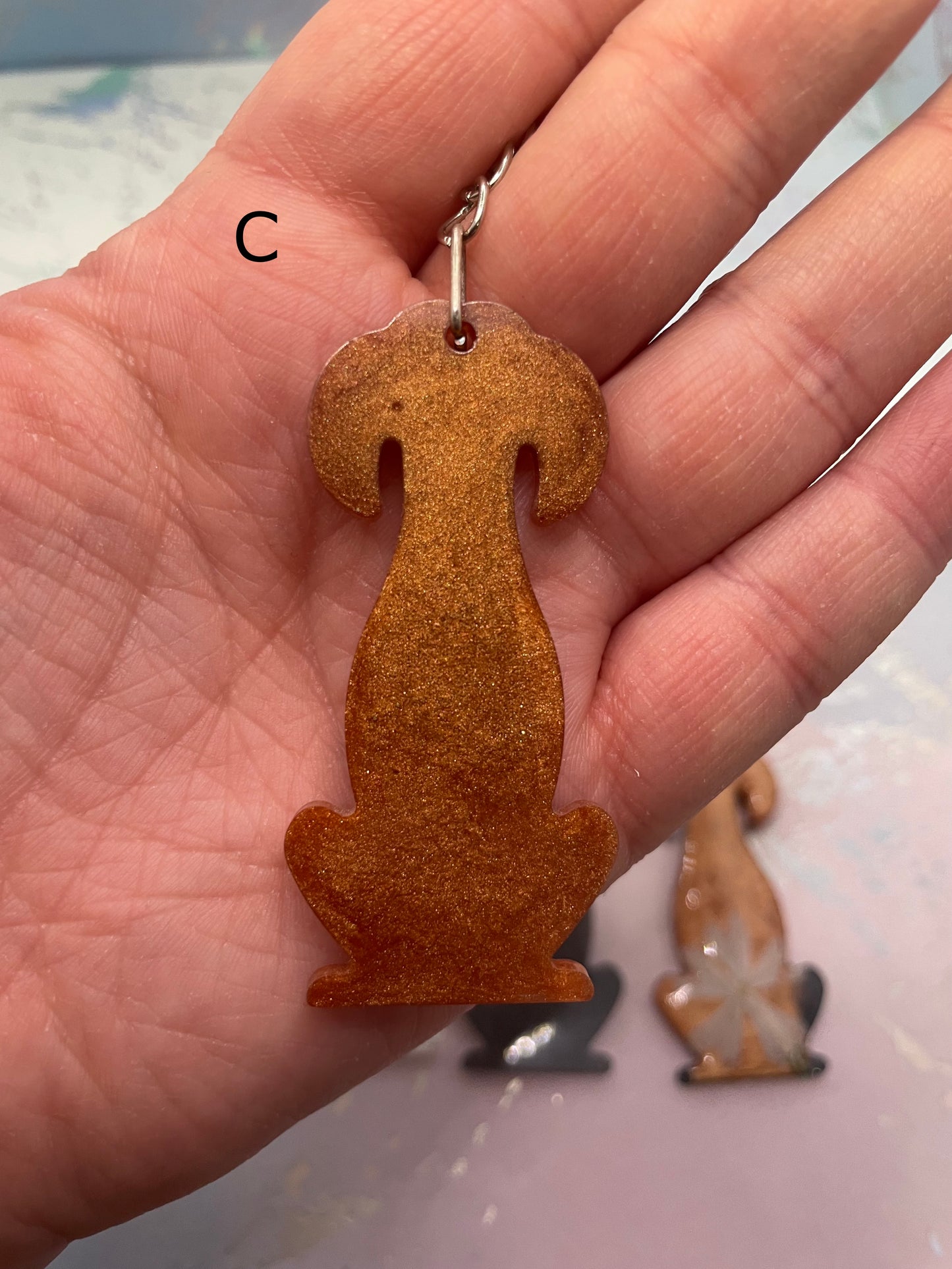 Porte-clés de chien 