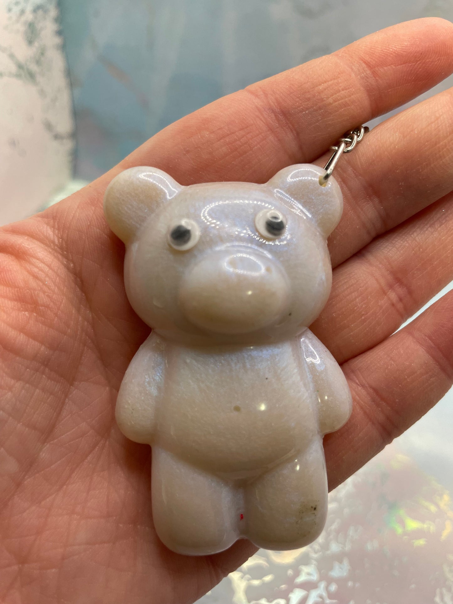 Bear Resin Keychain