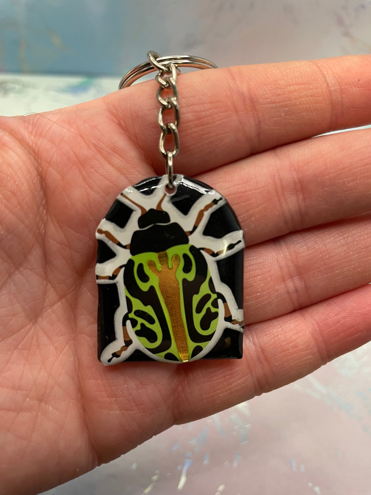 Porte-clés Insecte en Résine