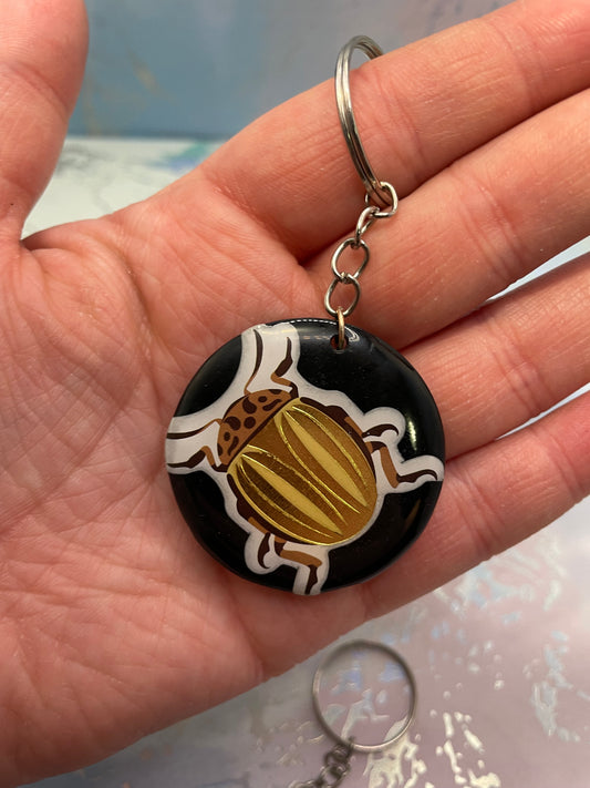 Insect Resin Keychain