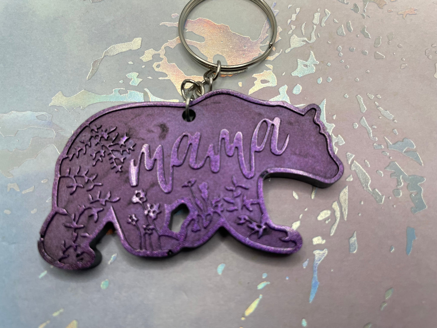 Mama Bear Keychain