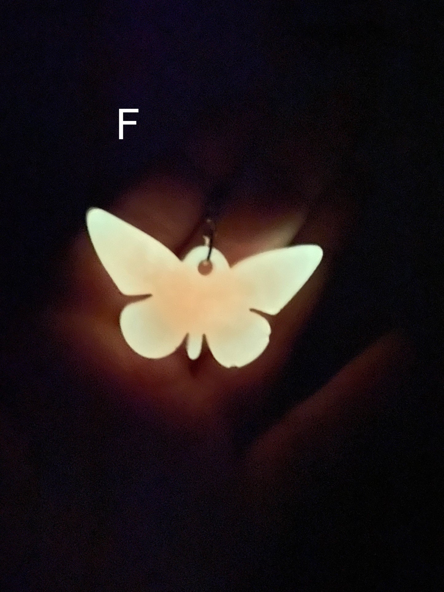 Handmade Butterfly Resin Keychains – Multiple Designs Available