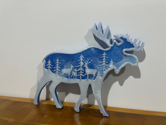 original avec des arbres: décoration murale