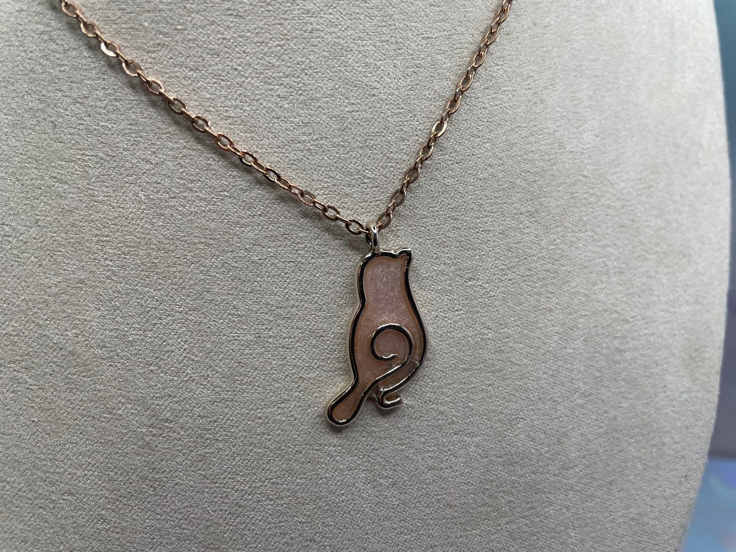 Collier oiseau en or rose | 20'' sans nickel et acier inoxydable