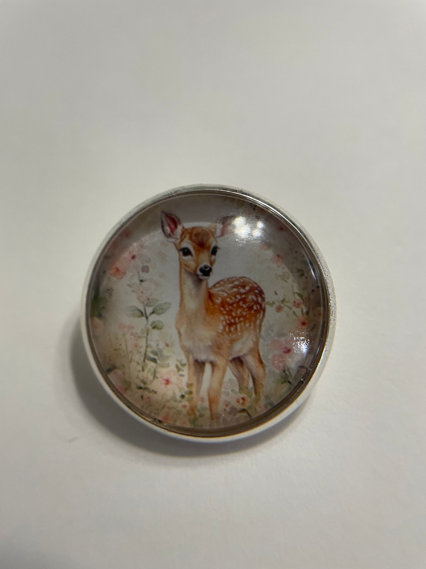 Broche Cabochon Chevreuil – 25 mm
