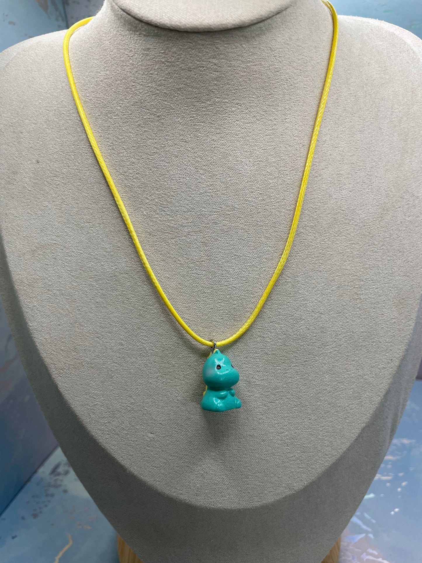 Collier pendentif dinosaure-Corde