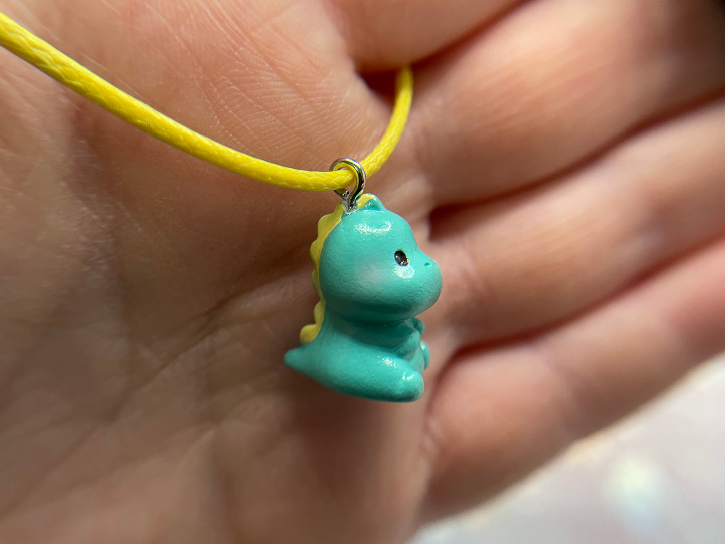 Collier pendentif dinosaure-Corde