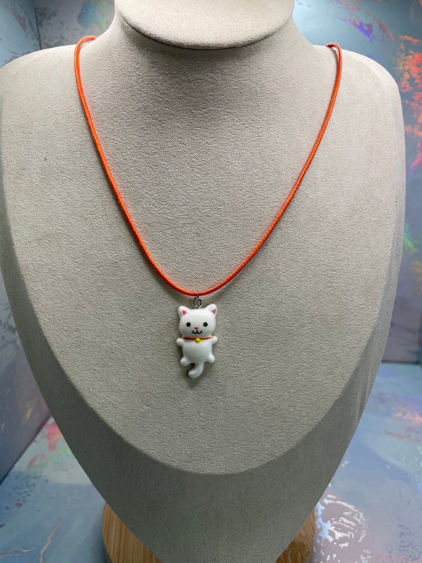 Collier chat sur Corde