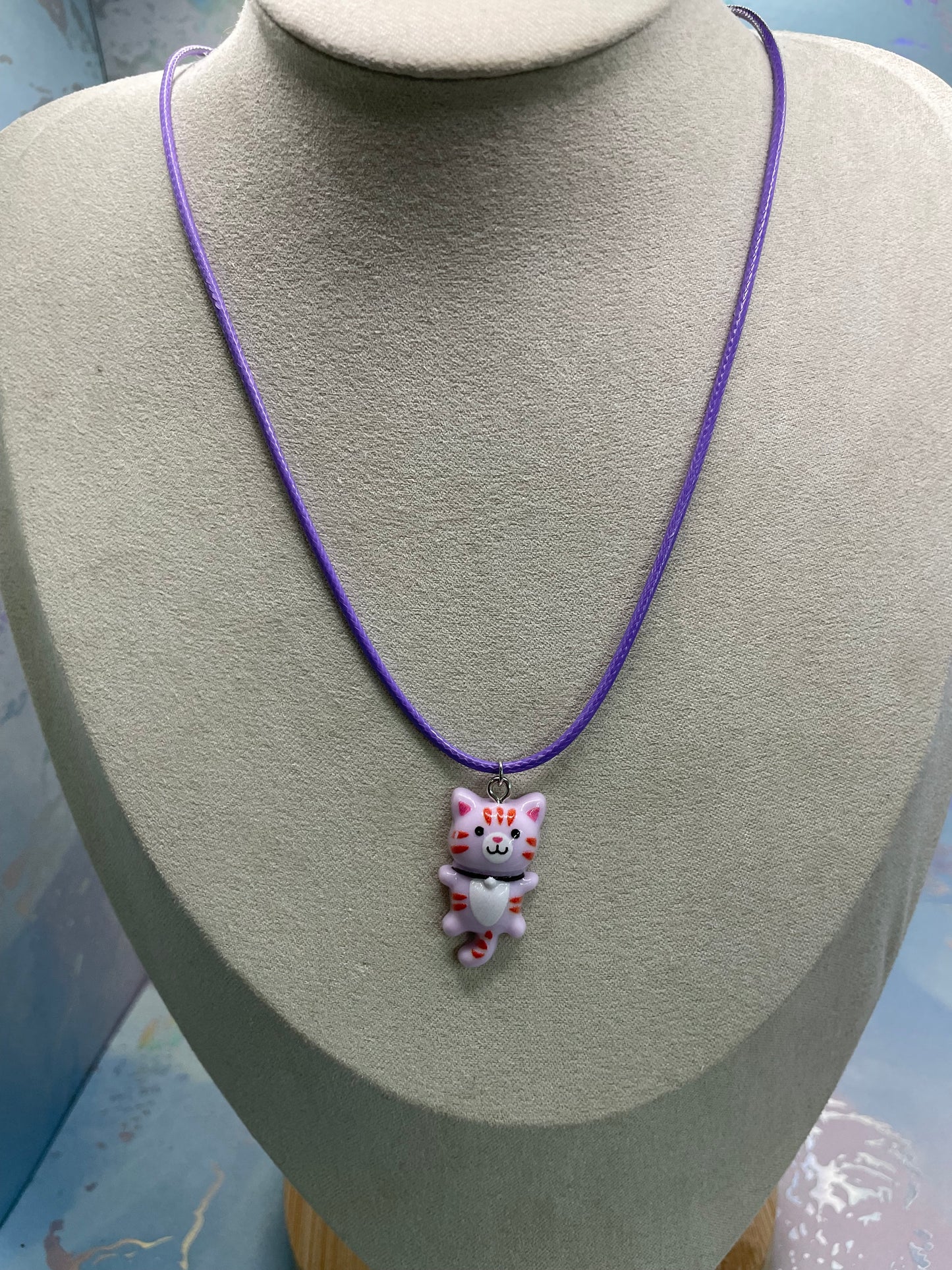 Collier chat sur Corde