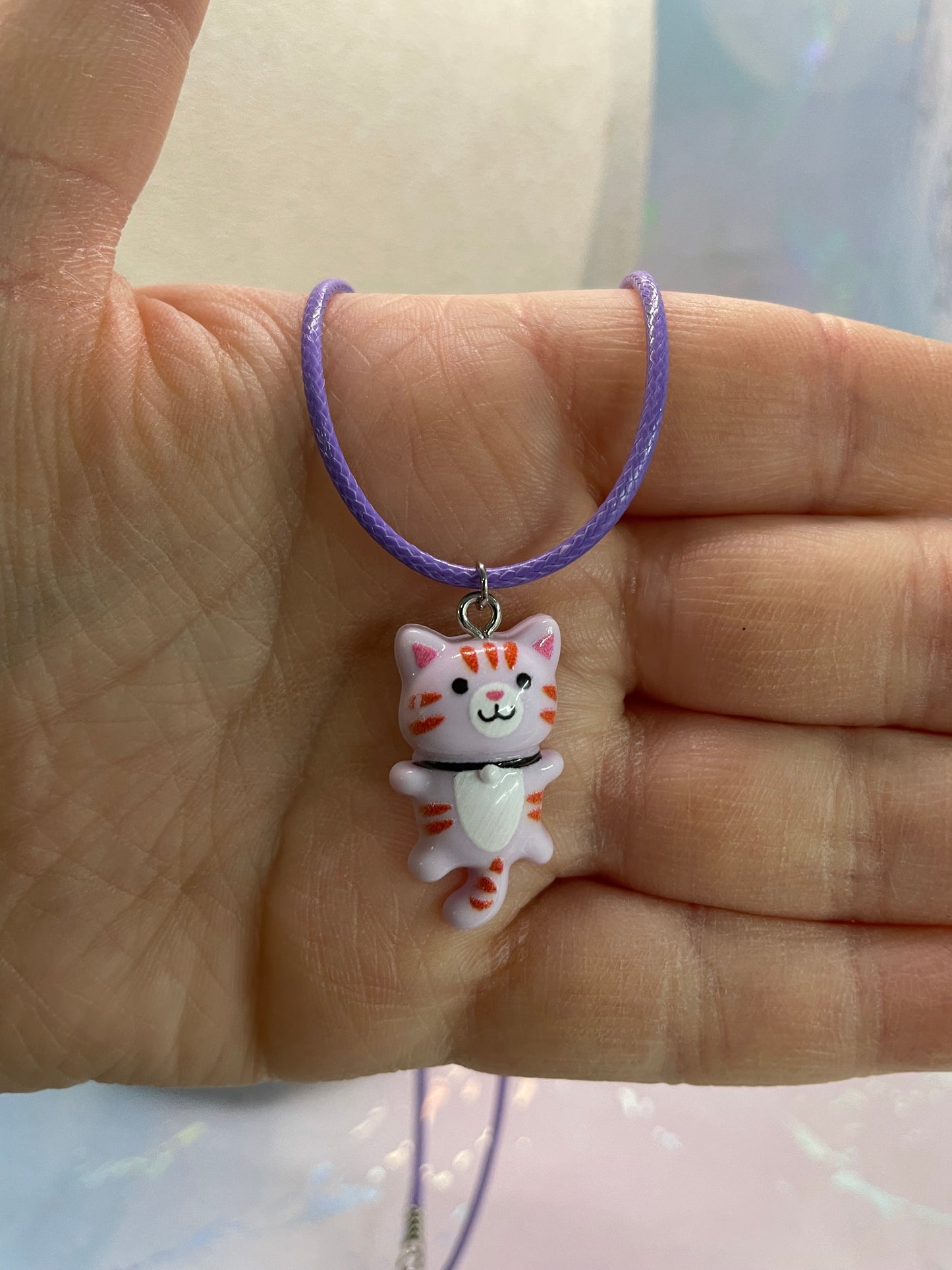 Collier chat sur Corde