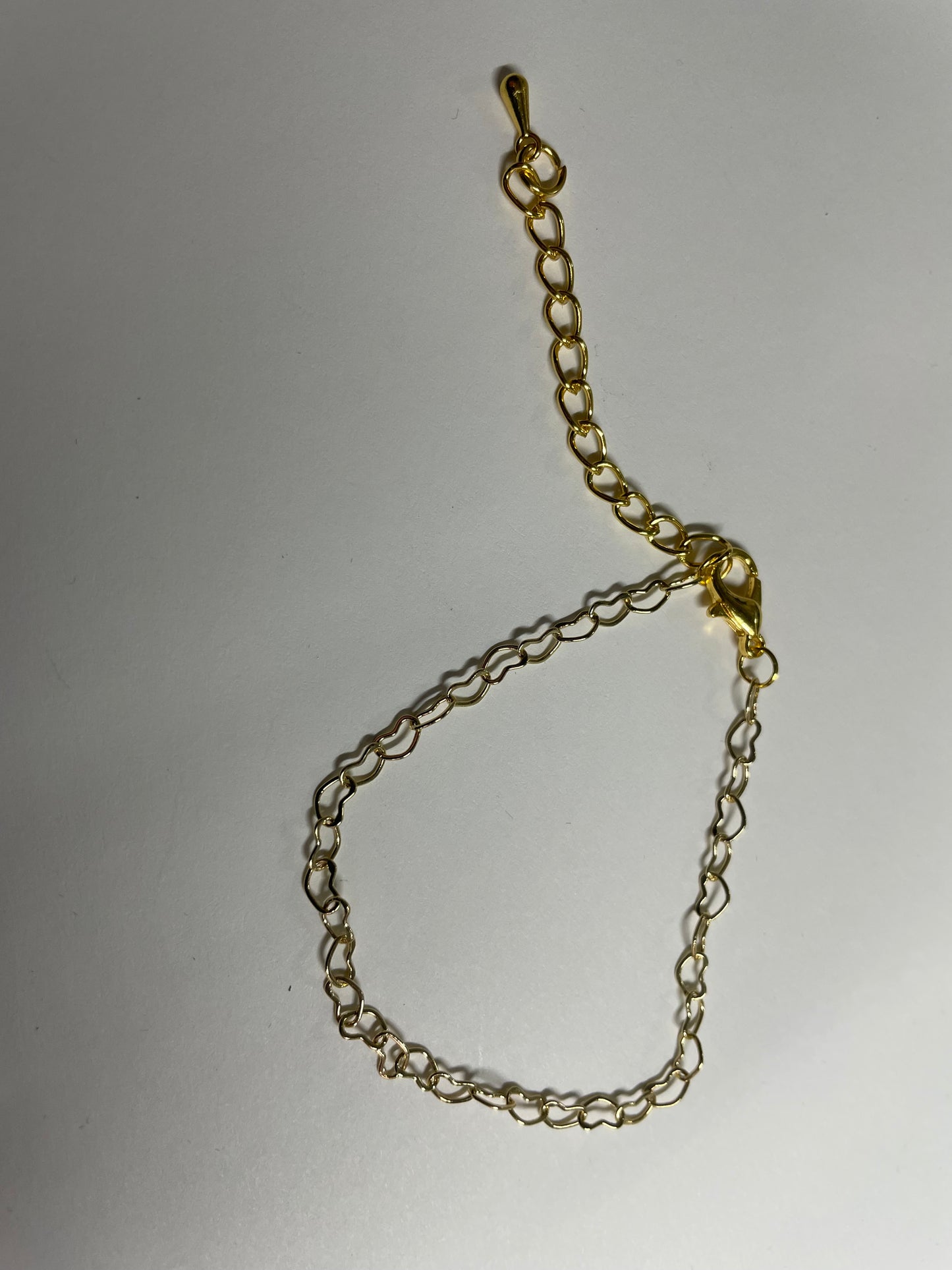 Gold Heart Chain Set-Nickel Free