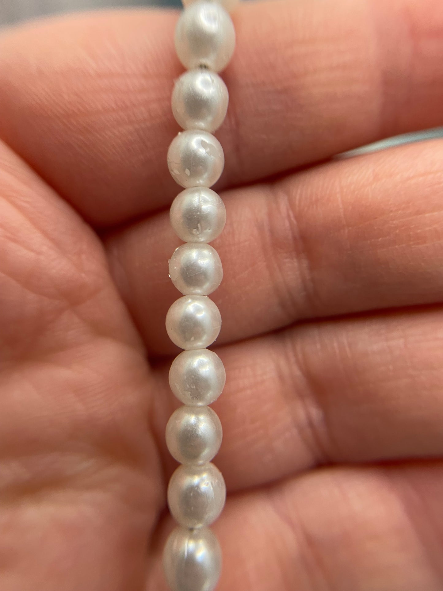 Classic Pearl Necklace-19''