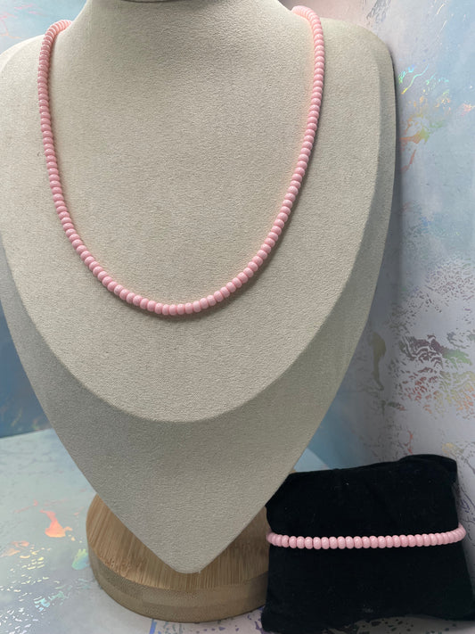 Ensemble Perles de rocaille tchèques Rose