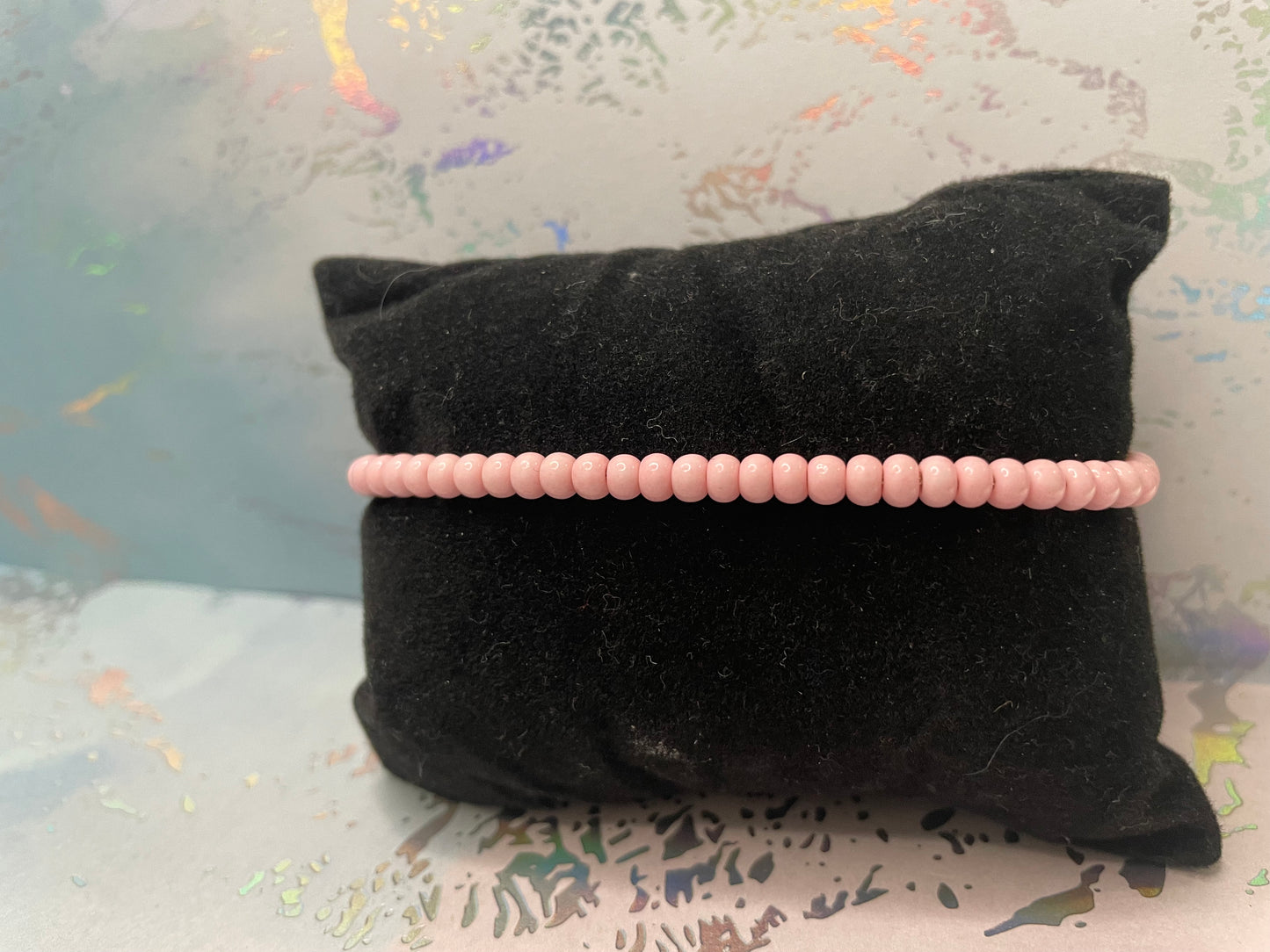 Pink Czech seed beads Set