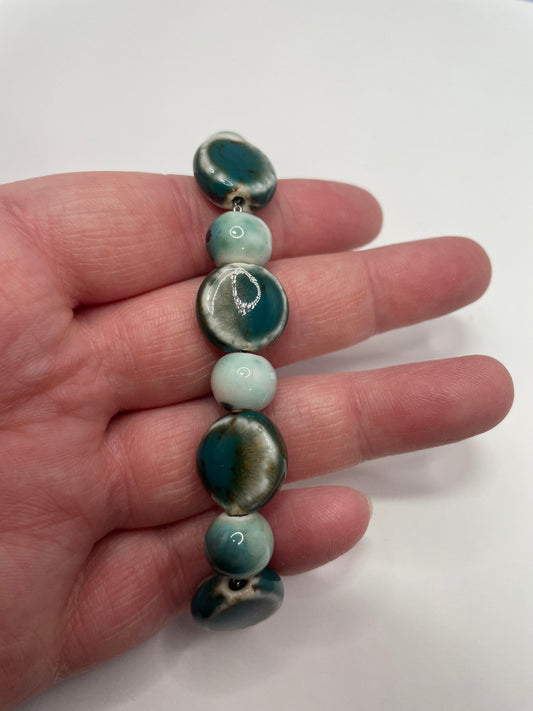 Bracelet Céramique Bleu