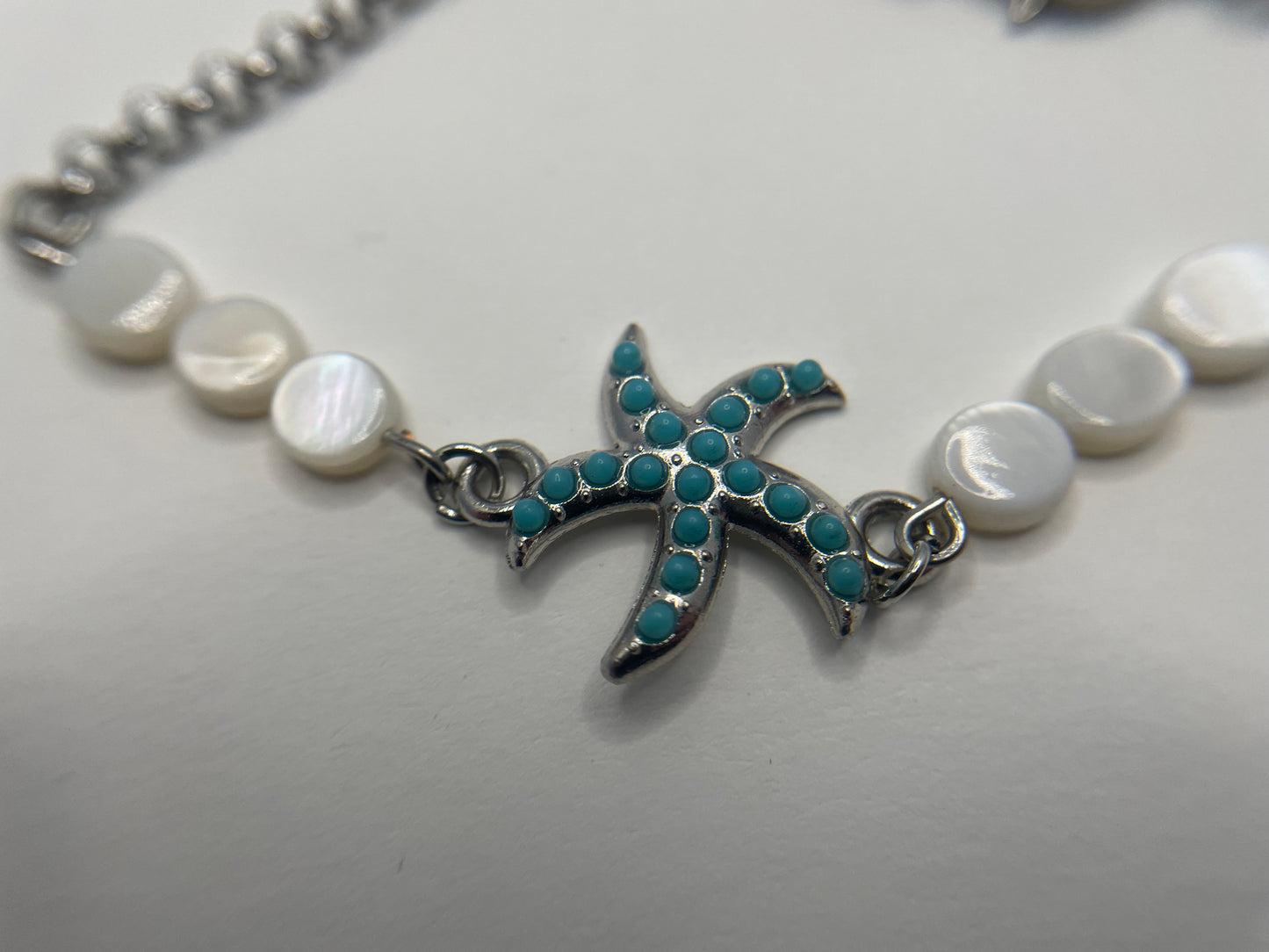 Bracelet étoile de mer en coquillage