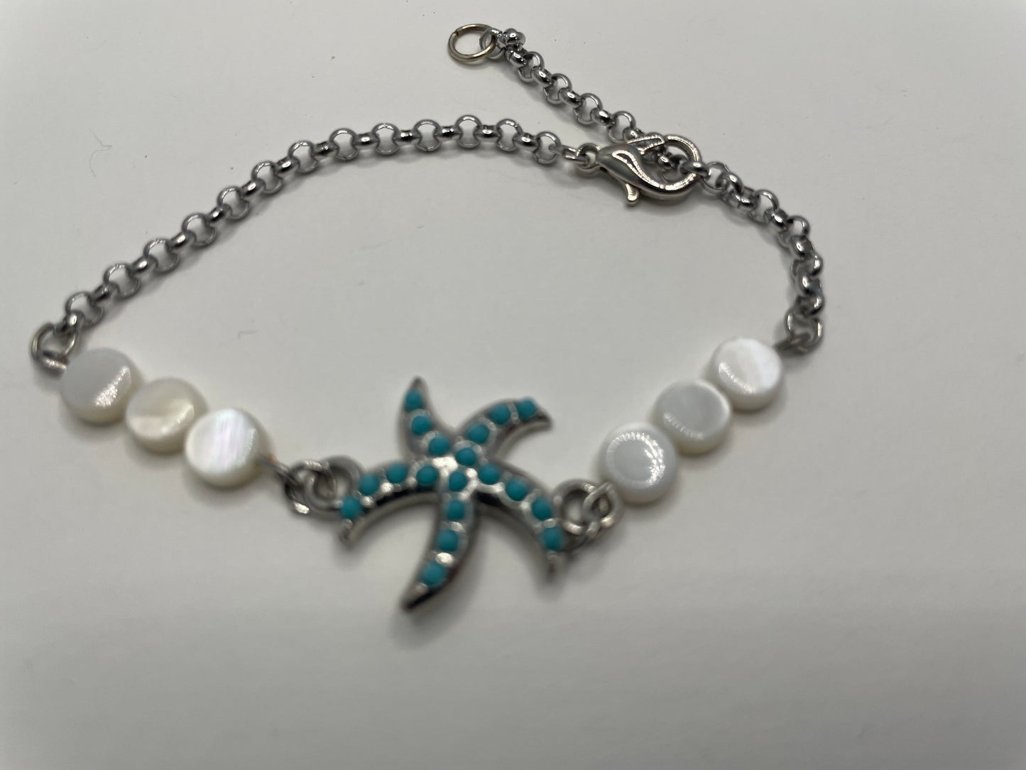 Bracelet étoile de mer en coquillage
