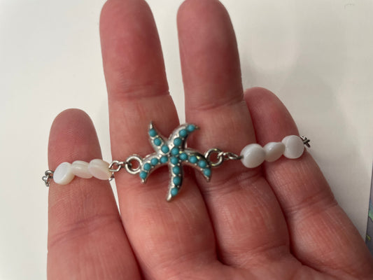 Bracelet étoile de mer en coquillage