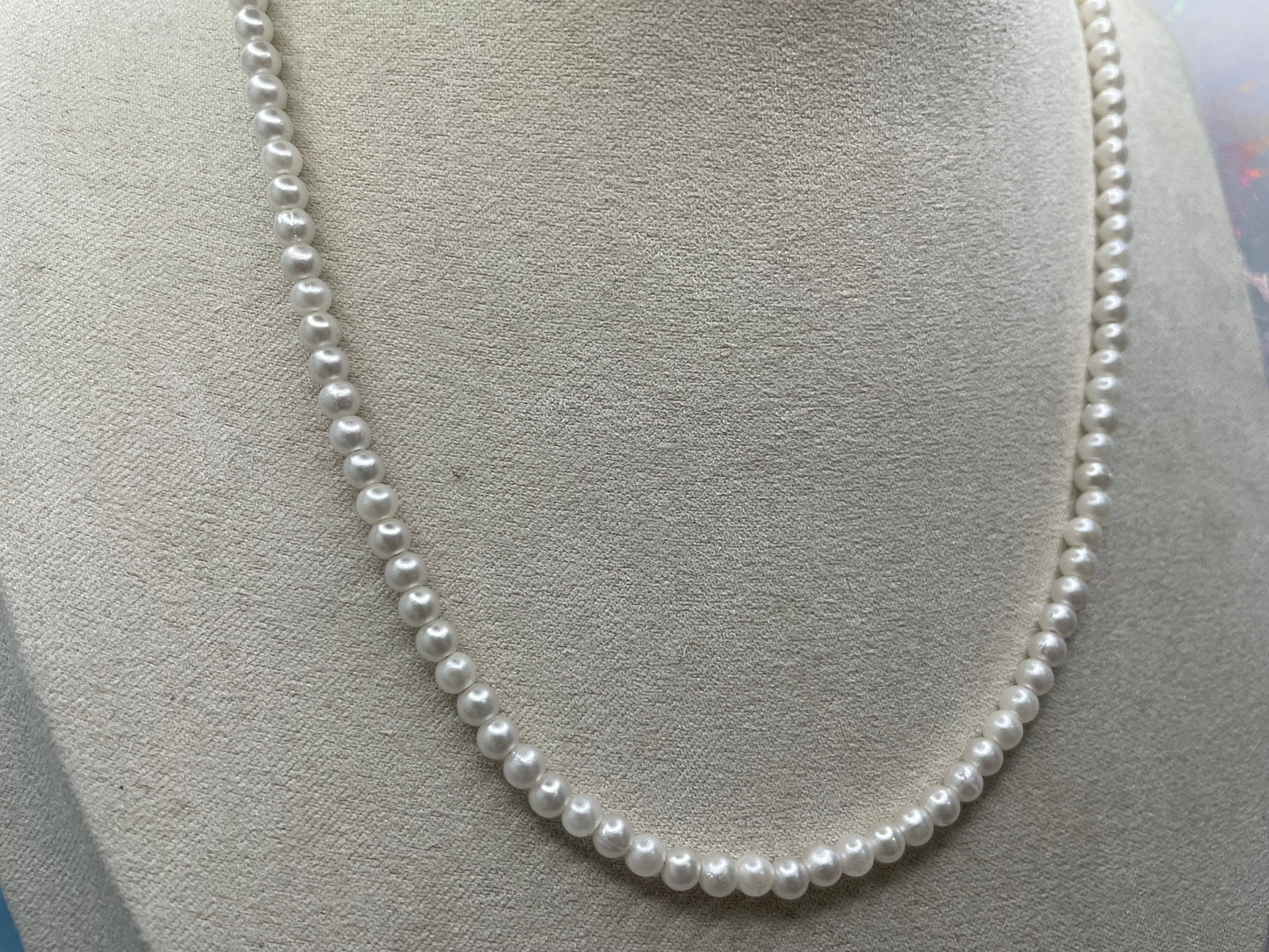Pearl Necklace - Nickel Free+Stainless Steel