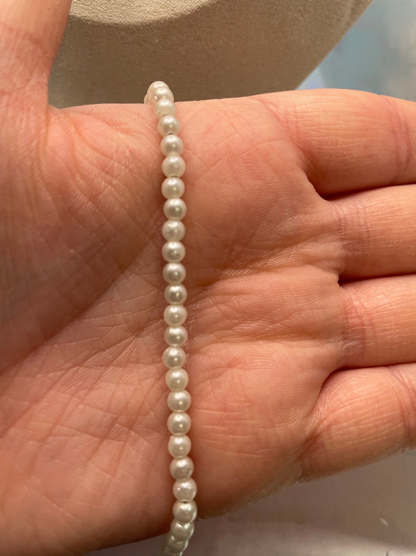 Pearl Necklace - Nickel Free+Stainless Steel