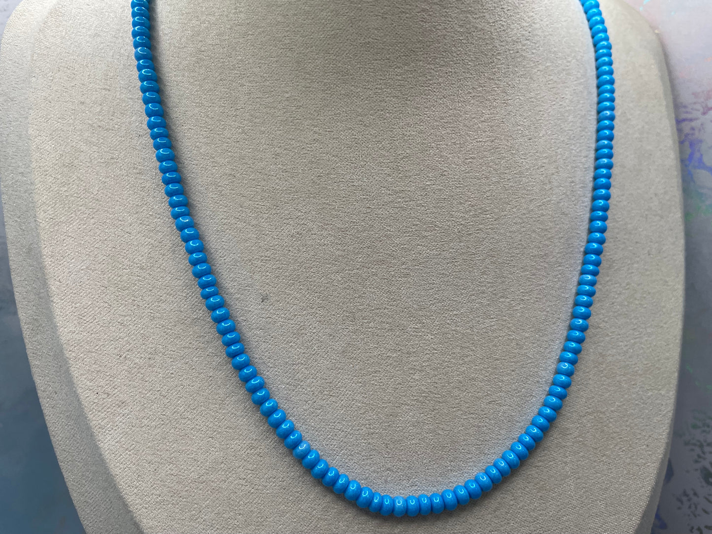 Ensemble perles de rocaille tchèques bleues