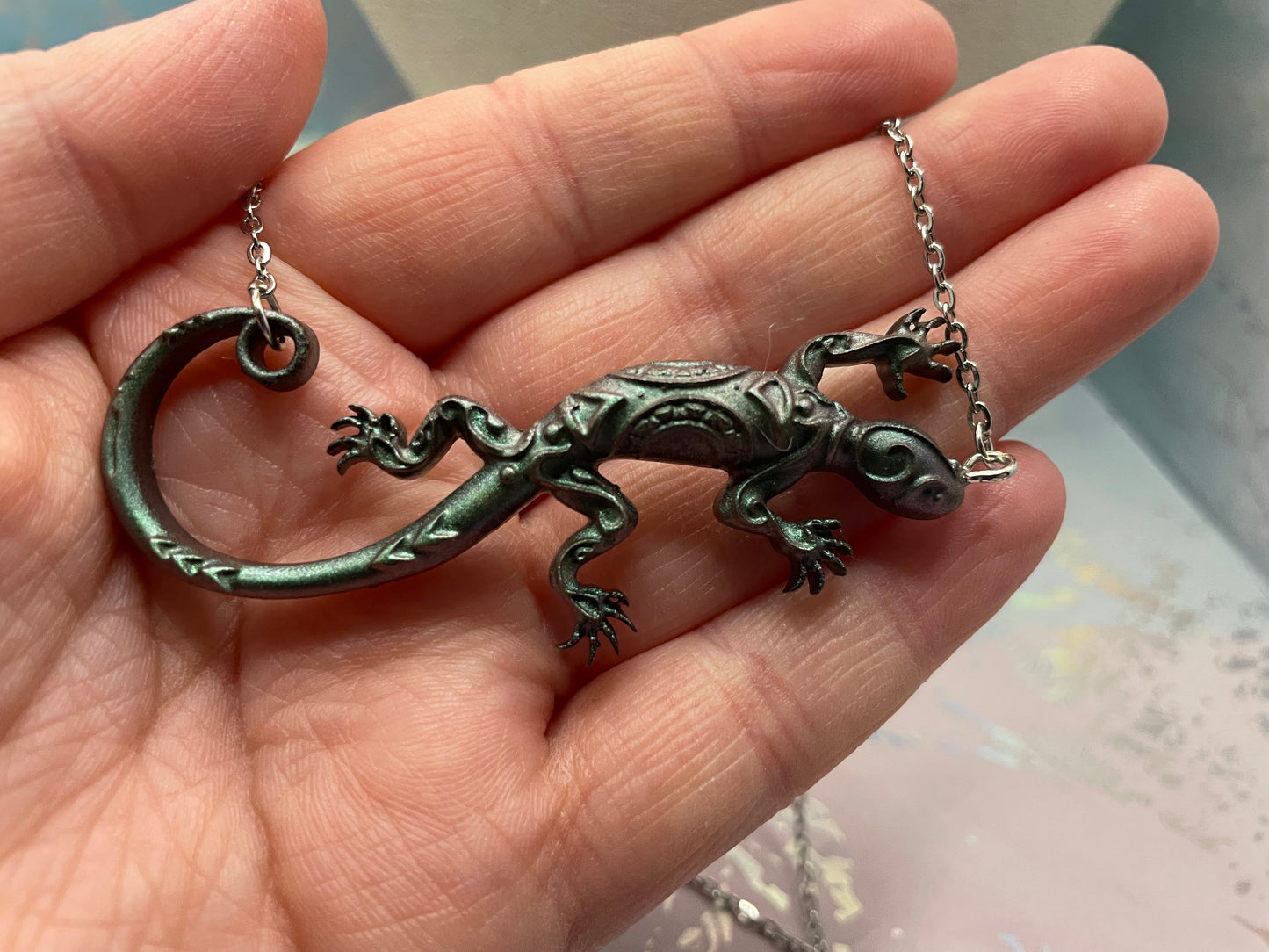 Collier Gecko/Lézard 